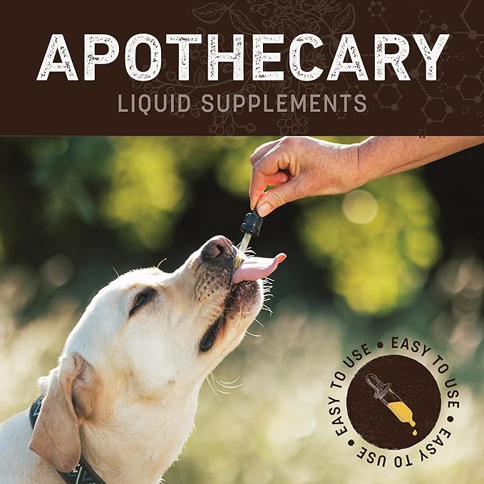 Earth Animal Apothecary Liquid Supplement - No More Runs Herbal Remedies for Dogs & Cats - 2 fl oz