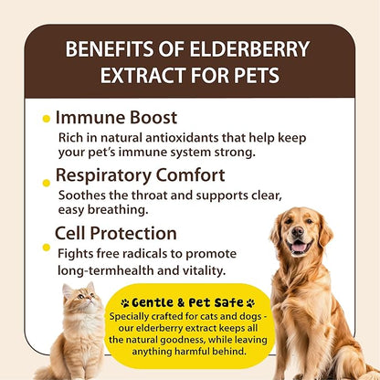 Cough Medicine for Dogs & Cats, Respiratory Infection Support - Sneezing Relief & Kennel Cough Treatment - Pet Asthma Support - Made with Natural Ingredients in The USA