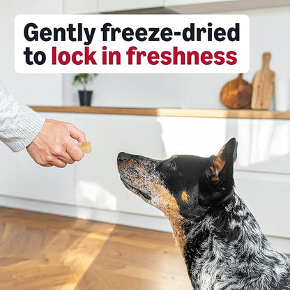 Amazon Basics Freeze-Dried Raw Single Ingredient Dog Treats (Previously Wag), Beef Liver, High Protein, Grain-Free, 3.3 Ounce (Pack of 1), Packaging may vary