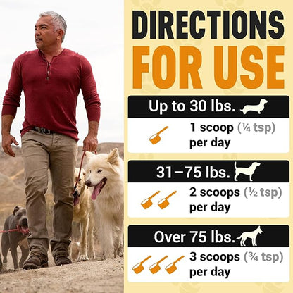Better Dog Supplements Calm Confidence by Cesar Millan Natural Brain Support & Dog Cognitive Supplement – Energy, Vitality & Focus Supplement with Ashwagandha & Other Herbs – 4oz (60-Day Supply)