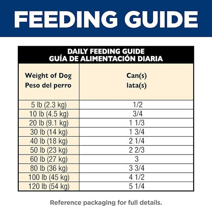 Hill's Science Diet Adult 7+ Wet Dog Food, Chicken & Barley, 13 oz. Cans, 12-Pack