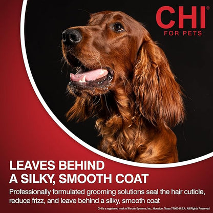 CHI for Dogs Detangling Finishing Spray, Leave-In Dog Grooming Mist to Help Release Tangles & Knots, Light Conditioning Shine Finish, Sulfate & Paraben Free, Made in the USA, 10 Fl Oz