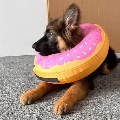 Katoggy Inflatable Dog Cone Collar for After Surgery, Doggie Neck Blow up Donut Recovery ECollar, Soft Adjustable Dog Cone for Small Medium Large Dogs and Cats