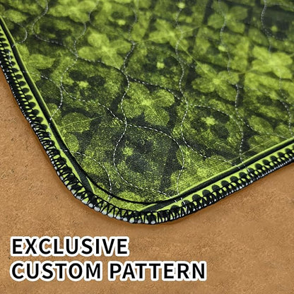 Washable Training Pads for Dog Pee Pads for Dogs - Reusable & Super Absorbent Puppy Pads Pet Potty Crates Dog Supplies Puppy Essentials Green/Multi 24" x 36", 2 Pack