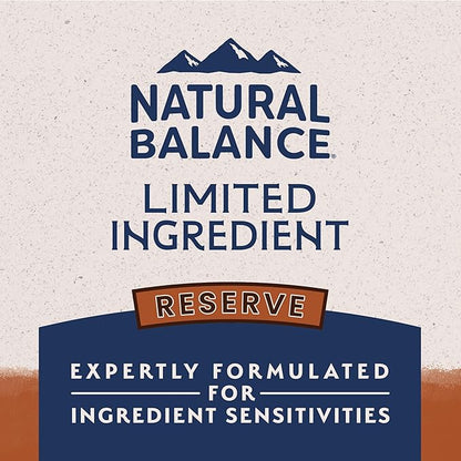 Natural Balance Limited Ingredient Adult Dry Dog Food with Healthy Grains, Reserve Duck & Brown Rice Recipe, 22 Pound (Pack of 1)