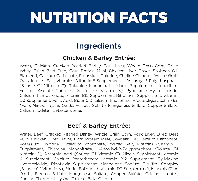 Hill's Science Diet Adult 7+ Wet Dog Food Variety Pack, Chicken & Beef, 13 oz. Cans, 12-Pack
