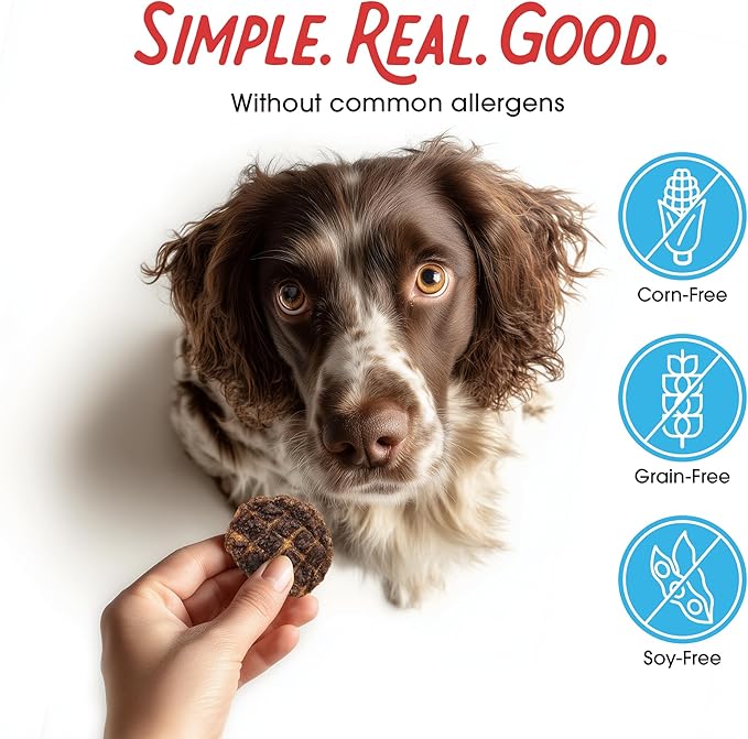Farmland Traditions Dogs Love Beef Jerky Dog Treats with Only 3 Ingredients and No Fillers, 2.5 Pound (Pack of 1).