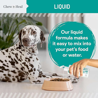 Dog and Cat Wormer Liquid - 4 oz Stop the Worms for Small Dogs, Puppies and Kittens