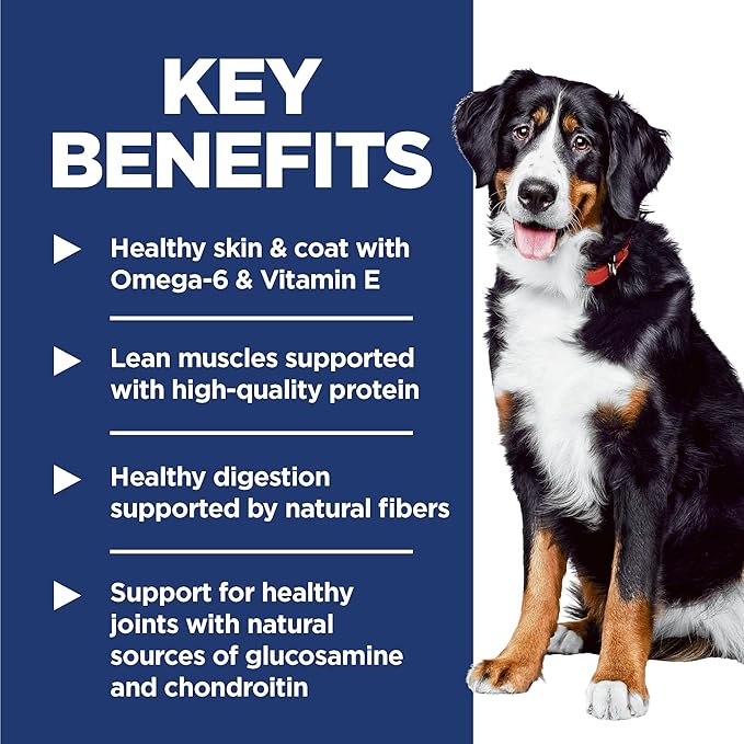 Hill's Science Diet Adult 1-5 Large Breed Recipe Dry Dog Food, Lamb Meal & Brown Rice, 33 lb. Bag