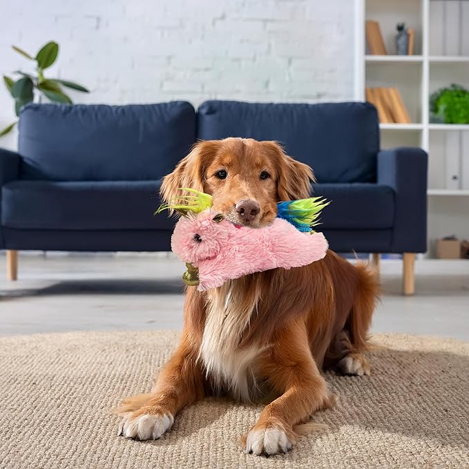 Multipet Unicorn Dog Toy | Small Squeaky Unicorn Dog Toy | Mystical Plush Squeaker Dogs Toys | Small/Medium Breed | Pink | 7"