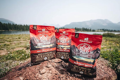 Stella & Chewy's Wild Red Raw Blend Kibble - Premium Freeze-Dried Raw Coated Dog Food - Perfect For Picky Eaters - High Protein Grain Free with 6 Red Meat Sources - 21lb Bag