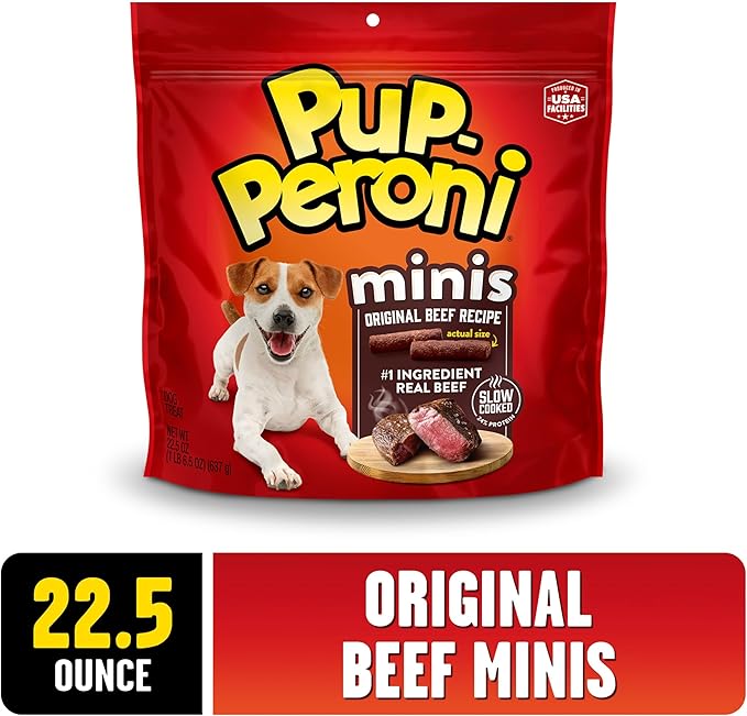 Pup-Peroni Minis Original Beef Recipe Dog Treats, 22.5 Oz. Bag