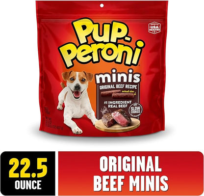 Pup-Peroni Minis Original Beef Recipe Dog Treats, 22.5 Oz. Bag