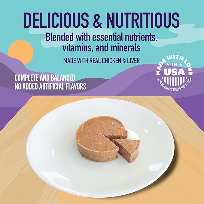 A Strong Heart Wet Dog Food Cups, Chicken & Liver Recipe - 3.5 oz Cups (Pack of 12), Made in The USA with Real Chicken & Liver