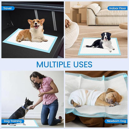 28"x34" Dog Pee Pads Extra Large, Super Absorbent Leakproof Quick Drying Pee Pads, Training Puppy Pads Disposable Pee Pads for Dogs - 10 Count