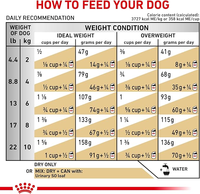 Royal Canin Veterinary Diet Canine Small Urinary SO Adult Dry Dog Food, 8.8 lb Bag