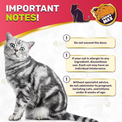 Cat Multivitamin Complex with Turkey Flavor – Natural Cat Antibiotic Liquid Alternative to Help with Allergies, UTIs & Cough – Herbal No Antibiotic Yes Multivitamin for All Breeds – 2 Oz