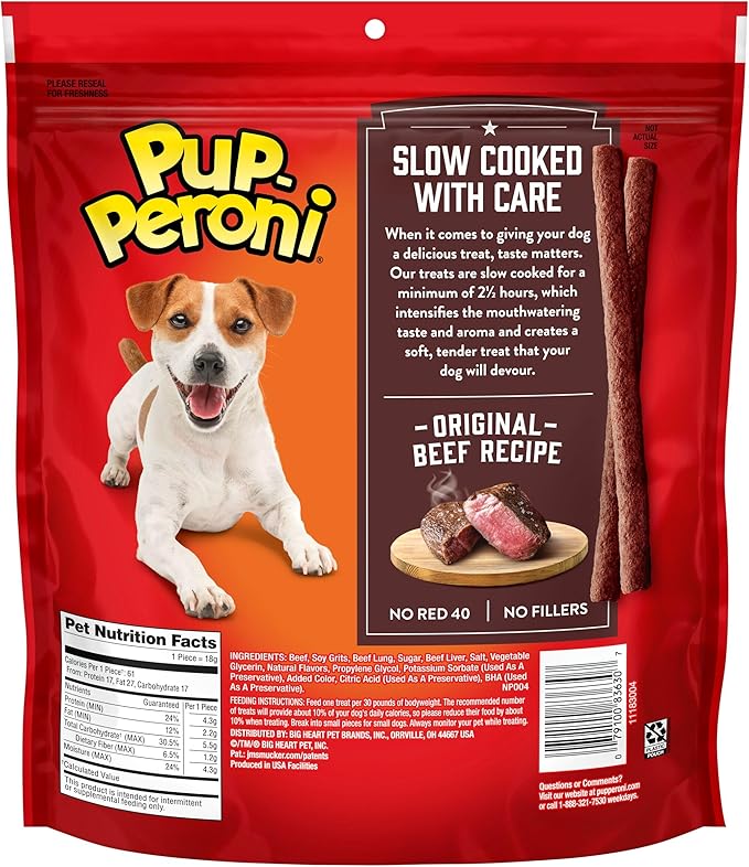 Pup-Peroni Original Beef Recipe Dog Treats, 22.5 Oz. Bag