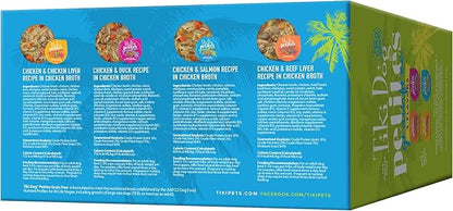 Tiki Dog Petites Grain Free, Variety Pack, Nutrient Dense Meat, Wet Dog Food for Small Breed Dogs and All Life Stages, 3 oz. Cans, Pack of 10