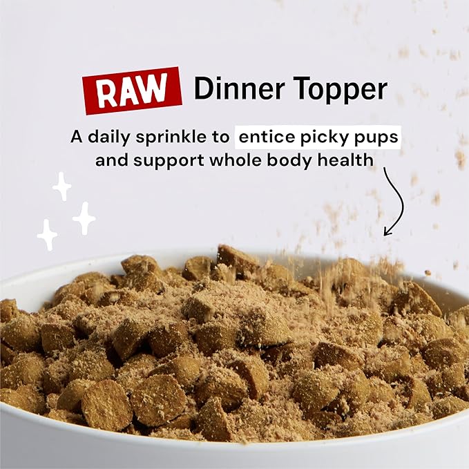 Stella & Chewy's Freeze-Dried Raw Marie's Magical Dinner Dust - Premium Chicken Dog Food Topper with Organic Fruits & Vegetables - Perfect for Picky Eaters - 7oz