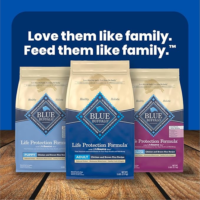 Blue Buffalo Life Protection Formula Adult Dry Dog Food, Helps Build and Maintain Strong Muscles, Made with Natural Ingredients, Salmon & Brown Rice Recipe, 34-lb. Bag