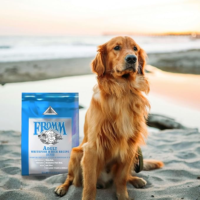 Fromm Classic Adult Whitefish & Rice Dog Food - Premium Dry Dog Food for Large, Medium, & Small Breeds - Whitefish & Rice Recipe - 5 lb