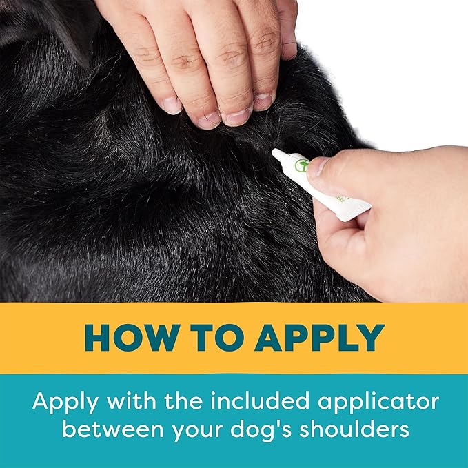 Only Natural Pet EasyDefense Flea & Tick Prevention for Small Breed Dogs (up to 15 lbs) - Natural Herbal Control, Squeeze-On Drops - Protects up to 3 Months (S Sqz.)