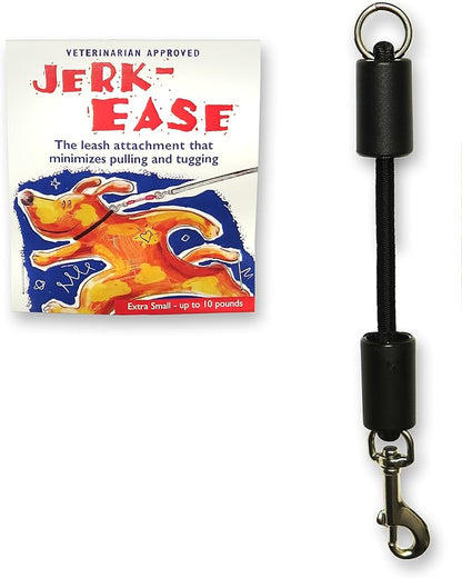 BUNGEE DOG LEASH EXTENSION – Patented Shock Absorber Attachment Protects You and Your Dogs – Works with ANY Leash & Collar or Harness – a MUST for Retractable Leashes – PICK SIZE/COLOR BELOW