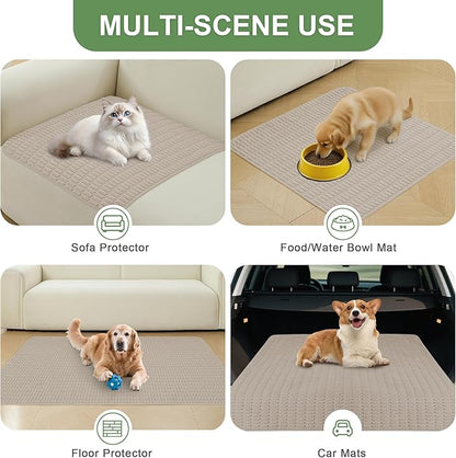 Washable Pee Pads for Dogs, Reusable Puppy Pads Dog Pads, Non-Slip Dog Pee Pads, Leakproof Pet Pee Pads Wee Wee Pads for Dogs. (Brown, 40"x60"(Pack of 1))