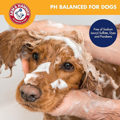 Arm & Hammer for Pets Odor Control Pet No-Rinse Foam with Baking Soda, Kiwi Blossom Scent, Best Odor Eliminating Foam for Dogs and Puppies; Waterless Dog Deodorizer, 16 Fl Oz