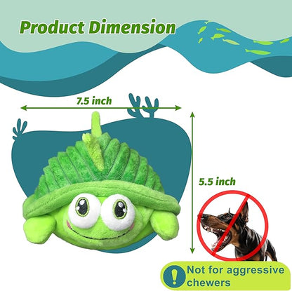 GUKCO Interactive Moving Dog Toys – Plush Chew Toy with Bouncing Ball, Music & Recording | Rechargeable Self-Play Toys for Small, Medium & Large Dogs to Keep Them Engaged (Turtle)