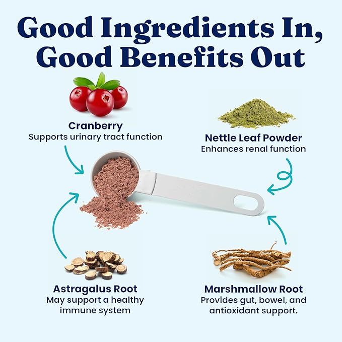 New Solid Gold Cranberry Supplement for Dogs for Urinary Tract Health - UTI + Bladder + Kidney Support for Dogs of All Life Stages w/Antioxidants (3.5 Ounce Powder, Smoked Bacon)