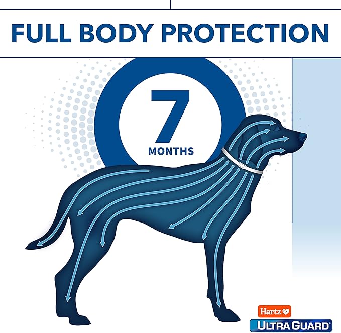 Hartz UltraGuard Pro Reflective Flea & Tick Collar for Dogs and Puppies, 7 Month Flea and Tick Prevention Per Collar, 1 Count (Pack of 2)