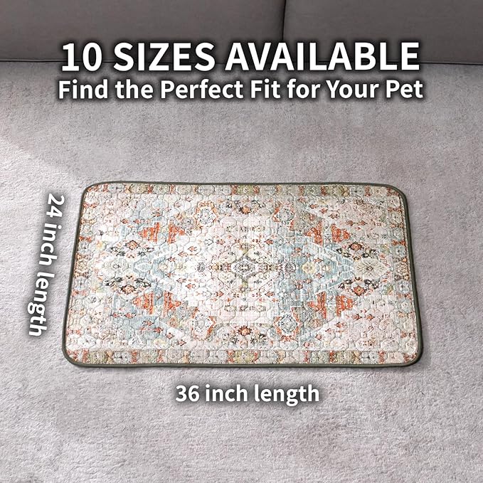 Washable Pee Pads for Dogs, Reusable Puppy Potty Training Pads, Ultra-Absorbent Thick Waterproof Leak-Proof Non-Slip Pads & Mat for Crate, Playpen, Floor, Whelping & Housebreaking , 2 Pack 24"x36"
