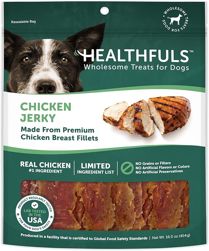 Healthfuls Chicken Jerky Dog Treats, 16oz