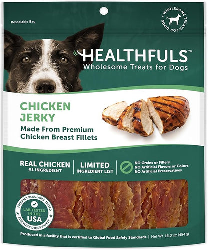 Healthfuls Chicken Jerky Dog Treats, 16oz