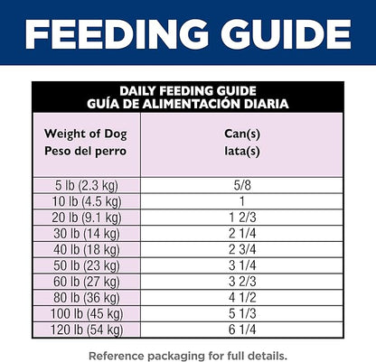 Hill's Science Diet Adult 1-6 Wet Dog Food, Beef & Barley, 13 oz. Cans, 12-Pack
