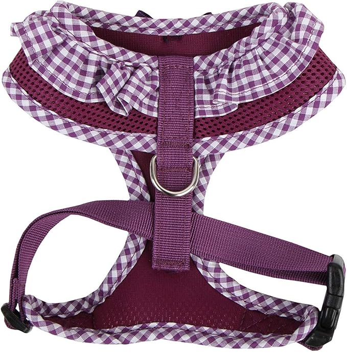 Authentic Puppia Vivien Harness, Purple, Medium