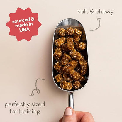 Polkadog Wonder Nuggets Soft & Chewy Dog Treats - Sweet Potato & Beef, All Natural, Limited Ingredient, Premium Training Treats for All Breeds, Great for Allergies, Made in USA - 10oz