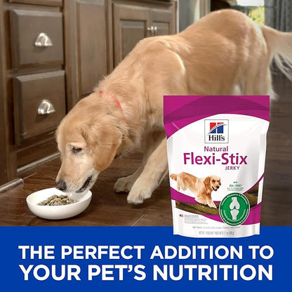 Hill's Natural Flexi-Stix Jerky,All Life Stages,Great Taste,Dog Treats,Turkey,7.1 oz Bag,(Pack of 2)