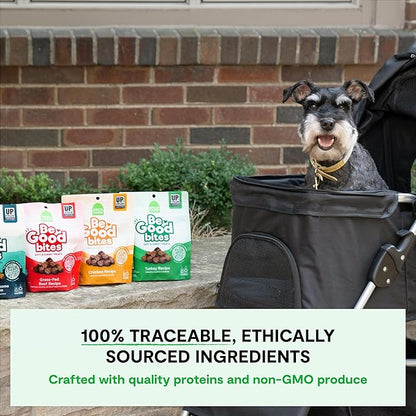 Open Farm, Be Good Bites, Soft Dog Training Treats, Small & Chewy, Made with Ethically & Sustainably Sourced Ingredients, Non-GMO Fruits & Grains, Turkey Recipe, 6oz Pouch