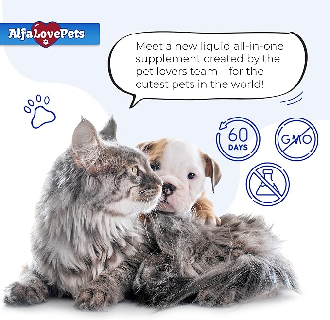 Kennel Cough Treatment for Dogs & Cats – Dog Cough Suppressant Helps with Allergies, Runny Nose, Sneezing – for All Breeds & Sizes – Mullein Leaf and Calendula – 2 Oz