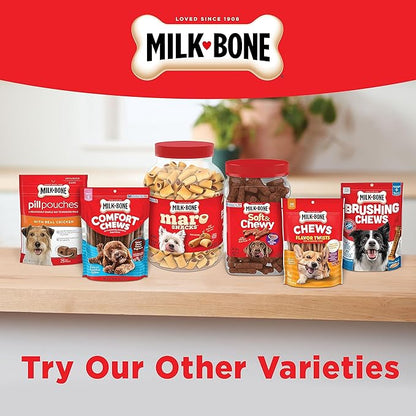 Milk-Bone Limited Edition Holiday Dog Treats, Small Biscuits, 24 Ounce Reusable Tin (Pack of 2)