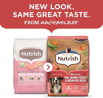 Nutrish Salmon Dry Dog Food, 26 Pound Bag