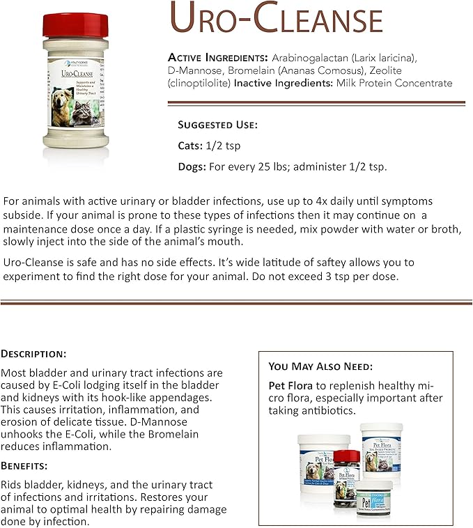 URO-Cleanse for Dogs - Bladder Health and Control