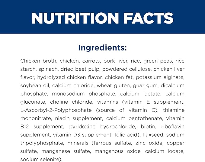 Hill's Science Diet Adult 7+ Healthy Cuisine Wet Dog Food, Roasted Chicken, Carrots, & Spinach Stew, 12.5 oz. Cans, 12-Pack