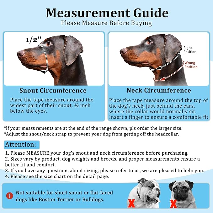 BARKLESS No-Pull Head Collar for Dogs Training & Walking Made Easy, Soft, Adjustable Dog Halter Harness with Safety Link- Put an End to Pulling on The Leash
