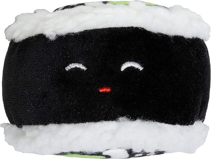 Pearhead Sushi Plush Squeaky Dog Toys – Soft Durable Food-Themed Chew Toys for Small & Medium Dogs, Interactive Plush Dog Toy Set of 3