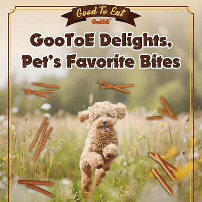 Gootoe Dog Treats, Chicken Jerky for Dogs - Premium Dog Training Treats; High-Protein, Gluten-Free, Hypoallergenic, Grain-Free, Chicken Sticks with Chicken Liver, 1.5 lb