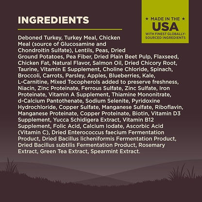 Wellness CORE Dry Dog Food, Grain-Free, High Protein, Natural, Healthy Weight Turkey & Chicken Recipe, (12-Pound Bag)